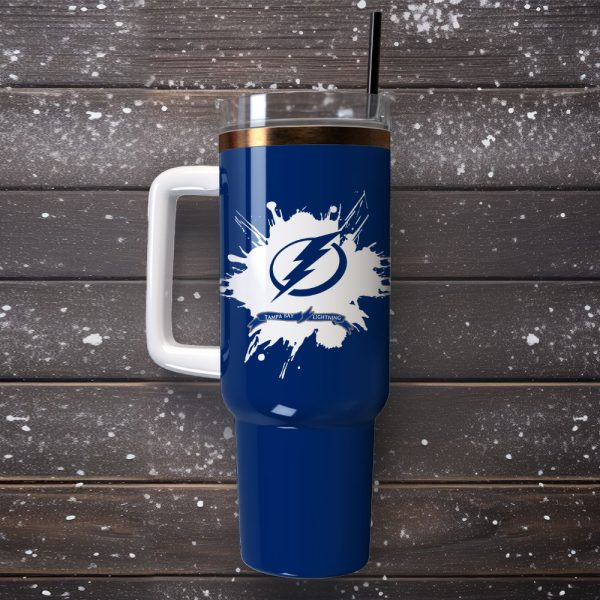 Tampa Bay Lightning Hockey NHL Sport Custom Stanley Quencher 30oz-40oz Stainless Steel Tumbler Hot And Cold Tumbler - Image 4