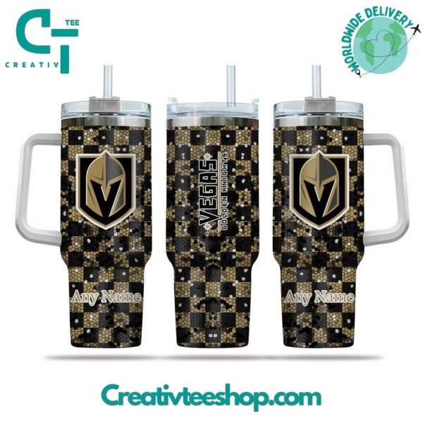 Vegas Golden Knights NHL Custom Stanley Quencher 30oz-40oz Stainless Steel Tumbler Hot And Cold Tumbler