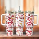 Atlanta Hawks Basketball NBA Sport Custom Stanley Quencher 30oz-40oz Stainless Steel Tumbler Hot And Cold Tumbler