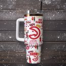 Atlanta Hawks Basketball NBA Sport Custom Stanley Quencher 30oz-40oz Stainless Steel Tumbler Hot And Cold Tumbler