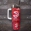 Atlanta Hawks Basketball NBA Sport Custom Stanley Quencher 30oz-40oz Stainless Steel Tumbler