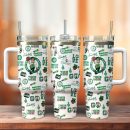 Boston Celtics Basketball Team NBA Custom Stanley Quencher 30oz-40oz Stainless Steel Tumbler Hot And Cold Tumbler