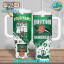 Boston Celtics NBA Custom Stanley Quencher 30oz-40oz Stainless Steel Tumbler Hot And Cold Tumbler