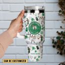 Boston Celtics Basketball NBA Sport Custom Stanley Quencher 30oz-40oz Stainless Steel Tumbler Hot And Cold Tumbler