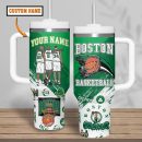 Boston Celtics NBA Custom Stanley Quencher 30oz-40oz Stainless Steel Tumbler
