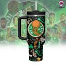 Boston Celtics NBA Custom Stanley Quencher 30oz-40oz Stainless Steel Tumbler Hot And Cold Tumbler