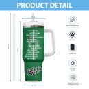 Boston Celtics NBA Custom Stanley Quencher 30oz-40oz Stainless Steel Tumbler Hot And Cold Tumbler