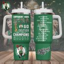 Boston Celtics NBA Custom Stanley Quencher 30oz-40oz Stainless Steel Tumbler Hot And Cold Tumbler