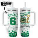 Boston Celtics NBA Custom Stanley Quencher 30oz-40oz Stainless Steel Tumbler Hot And Cold Tumbler