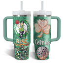 Boston Celtics NBA Custom Stanley Quencher 30oz-40oz Stainless Steel Tumbler Hot And Cold Tumbler