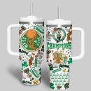 Boston Celtics NBA Custom Stanley Quencher 30oz-40oz Stainless Steel Tumbler Hot And Cold Tumbler