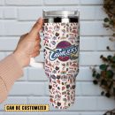 Cleveland Cavaliers NBA Custom Stanley Quencher 30oz-40oz Stainless Steel Tumbler Hot And Cold Tumbler