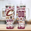 Cleveland Cavaliers NBA Custom Stanley Quencher 30oz-40oz Stainless Steel Tumbler