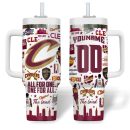 Cleveland Cavaliers NBA Custom Stanley Quencher 30oz-40oz Stainless Steel Tumbler