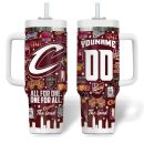 Cleveland Cavaliers NBA Custom Stanley Quencher 30oz-40oz Stainless Steel Tumbler