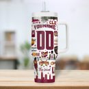Cleveland Cavaliers NBA Custom Stanley Quencher 30oz-40oz Stainless Steel Tumbler