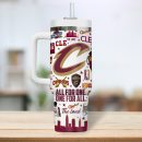 Cleveland Cavaliers NBA Custom Stanley Quencher 30oz-40oz Stainless Steel Tumbler
