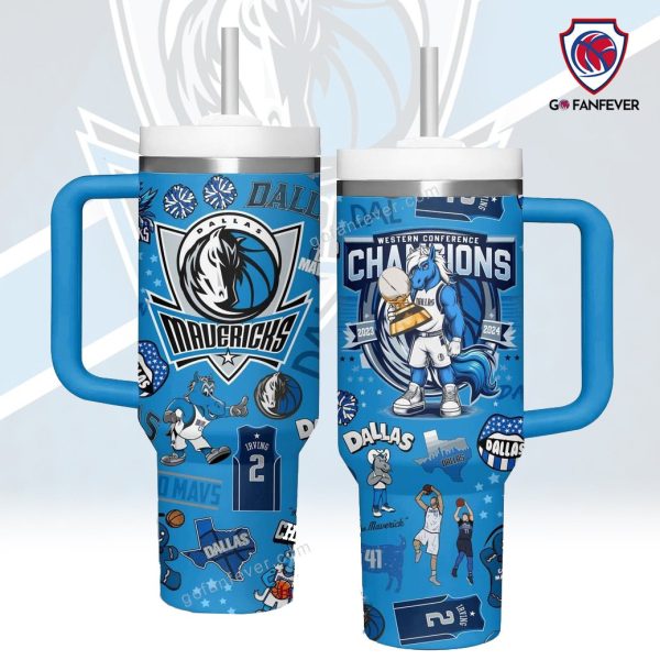 Dallas Mavericks NBA Custom Stanley Quencher 30oz-40oz Stainless Steel Tumbler Hot And Cold Tumbler