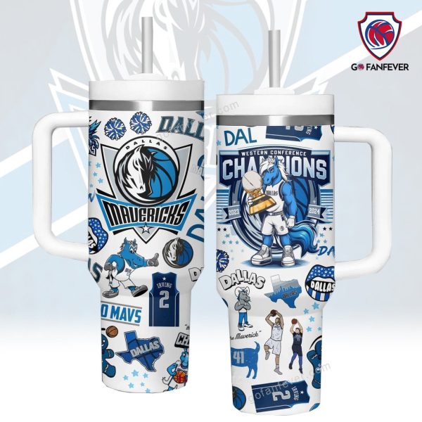 Dallas Mavericks NBA Custom Stanley Quencher 30oz-40oz Stainless Steel Tumbler Hot And Cold Tumbler
