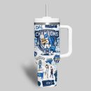 Dallas Mavericks NBA Custom Stanley Quencher 30oz-40oz Stainless Steel Tumbler