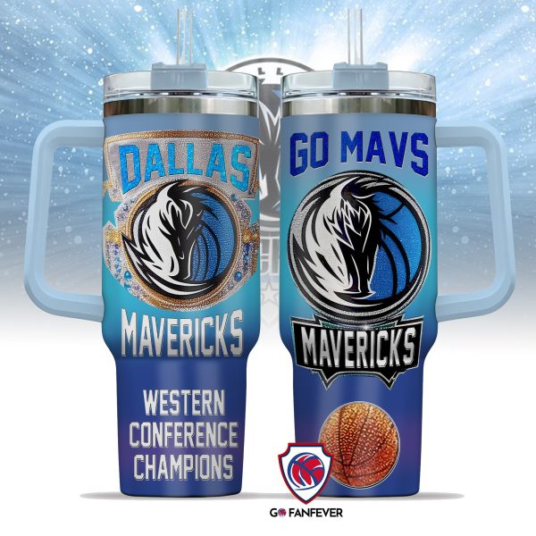 Dallas Mavericks NBA Custom Stanley Quencher 30oz-40oz Stainless Steel Tumbler Hot And Cold Tumbler