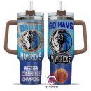 Dallas Mavericks NBA Custom Stanley Quencher 30oz-40oz Stainless Steel Tumbler Hot And Cold Tumbler