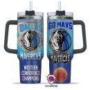 Dallas Mavericks NBA Custom Stanley Quencher 30oz-40oz Stainless Steel Tumbler Hot And Cold Tumbler