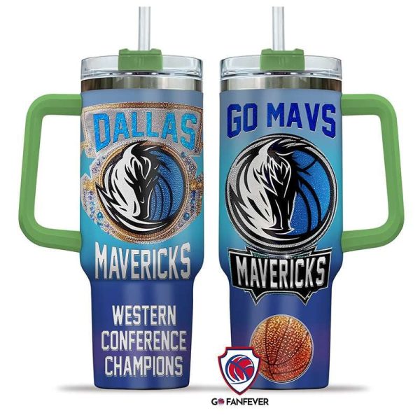 Dallas Mavericks NBA Custom Stanley Quencher 30oz-40oz Stainless Steel Tumbler Hot And Cold Tumbler - Image 6