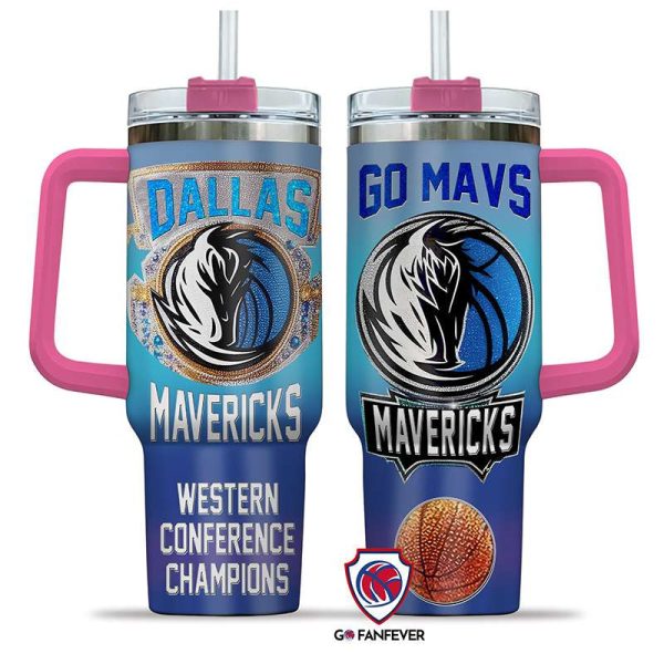 Dallas Mavericks NBA Custom Stanley Quencher 30oz-40oz Stainless Steel Tumbler Hot And Cold Tumbler - Image 7