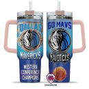 Dallas Mavericks NBA Custom Stanley Quencher 30oz-40oz Stainless Steel Tumbler Hot And Cold Tumbler