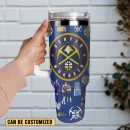 Denver Nuggets NBA Sports Custom Stanley Quencher 30oz-40oz Stainless Steel Tumbler Hot And Cold Tumbler