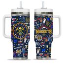 Denver Nuggets NBA Custom Stanley Quencher 30oz-40oz Stainless Steel Tumbler