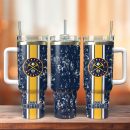 Denver Nuggets Football Team NBA Custom Stanley Quencher 30oz-40oz Stainless Steel Tumbler Hot And Cold Tumbler