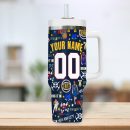 Denver Nuggets NBA Custom Stanley Quencher 30oz-40oz Stainless Steel Tumbler
