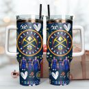 Denver Nuggets Basketball NBA Sport Custom Stanley Quencher 30oz-40oz Stainless Steel Tumbler Hot And Cold Tumbler