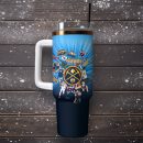 Denver Nuggets Basketball NBA Sport Custom Stanley Quencher 30oz-40oz Stainless Steel Tumbler