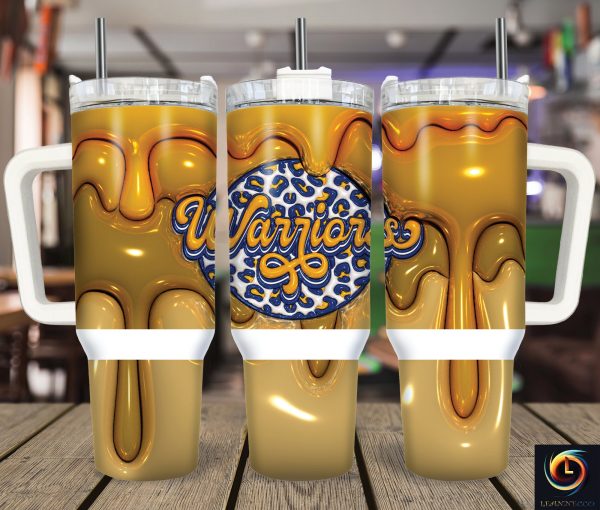 Golden State Warriors NBA Custom Stanley Quencher 30oz-40oz Stainless Steel Tumbler Hot And Cold Tumbler