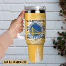 Golden State Warriors NBA Sport Custom Stanley Quencher 30oz-40oz Stainless Steel Tumbler