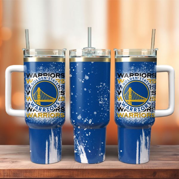 Golden State Warriors NBA Sport Custom Stanley Quencher 30oz-40oz Stainless Steel Tumbler