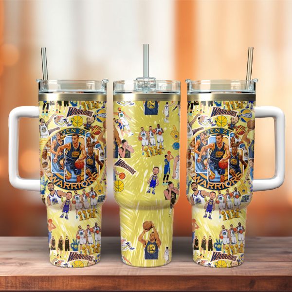 Golden State Warriors Basketball NBA Sport Custom Stanley Quencher 30oz-40oz Stainless Steel Tumbler