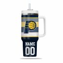 Indiana Pacers NBA Custom Stanley Quencher 30oz-40oz Stainless Steel Tumbler Hot And Cold Tumbler