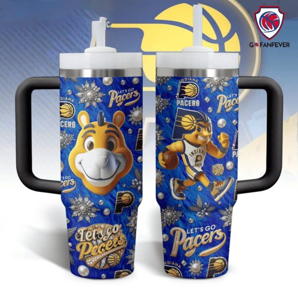 Indiana Pacers NBA Custom Stanley Quencher 30oz-40oz Stainless Steel Tumbler Hot And Cold Tumbler