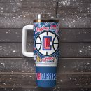 Los Angeles Clippers Basketball team NBA Sport Custom Stanley Quencher 30oz-40oz Stainless Steel Tumbler