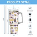 Los Angeles Lakers x Kobe Bryant NBA Custom Stanley Quencher 30oz-40oz Stainless Steel Tumbler Hot And Cold Tumbler