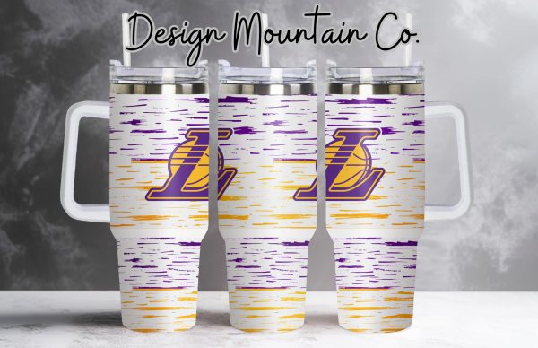 Los Angeles Lakers NBA Custom Stanley Quencher 30oz-40oz Stainless Steel Tumbler Hot And Cold Tumbler