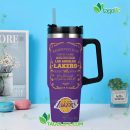 Los Angeles Lakers NBA Custom Stanley Quencher 30oz-40oz Stainless Steel Tumbler Hot And Cold Tumbler