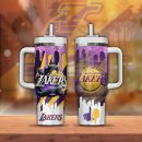Los Angeles Lakers NBA Custom Stanley Quencher 30oz-40oz Stainless Steel Tumbler