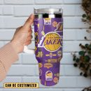 Los Angeles Lakers NBA Sport Custom Stanley Quencher 30oz-40oz Stainless Steel Tumbler