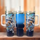 Memphis Grizzlies Basketball NBA Sport Custom Stanley Quencher 30oz-40oz Stainless Steel Tumbler