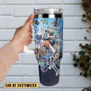 Memphis Grizzlies Basketball NBA Sport Custom Stanley Quencher 30oz-40oz Stainless Steel Tumbler
